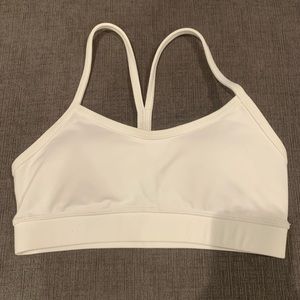 Lululemon white sports bra